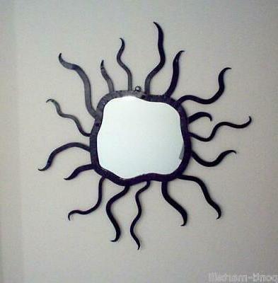 cornice design specchio ferro battuto diametro cm