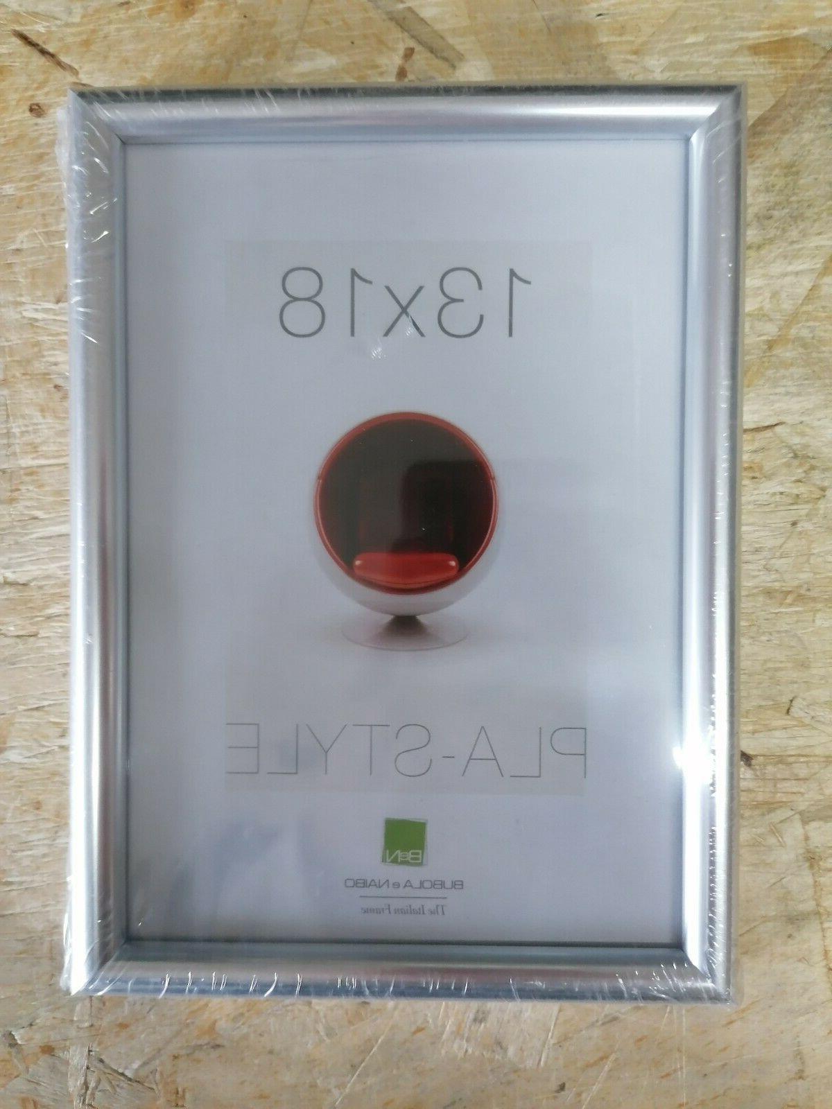 cornice in legno pla style colore argento