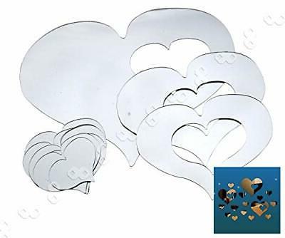 create idea diy cuore specchio adesivo murale