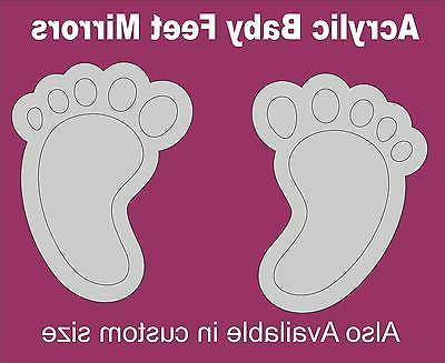 decorativo moderno una coppia di piedi bambino