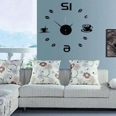 fai da te 3d grande orologio parete