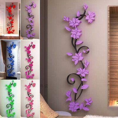 fai da te 3d specchio love fiore