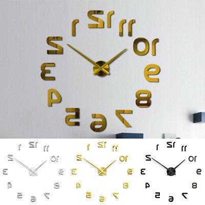 fai da te grande numero orologio parete