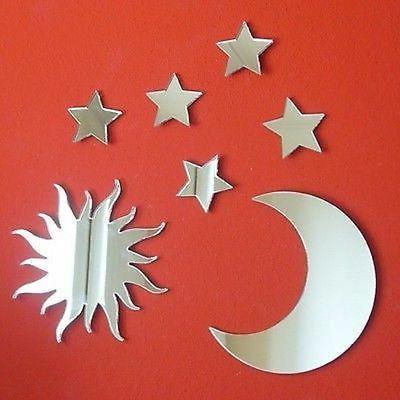 fascio di sole luna e stars specchi