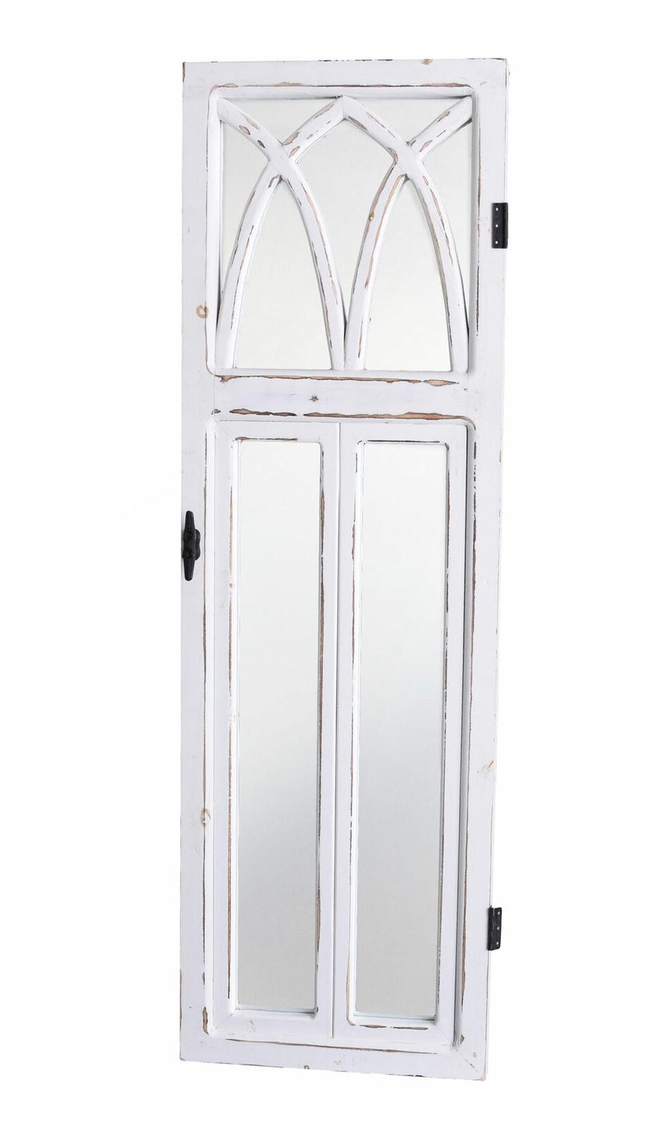 gartenspiegel specchio muro shabby chic fensterspiegel 115cm