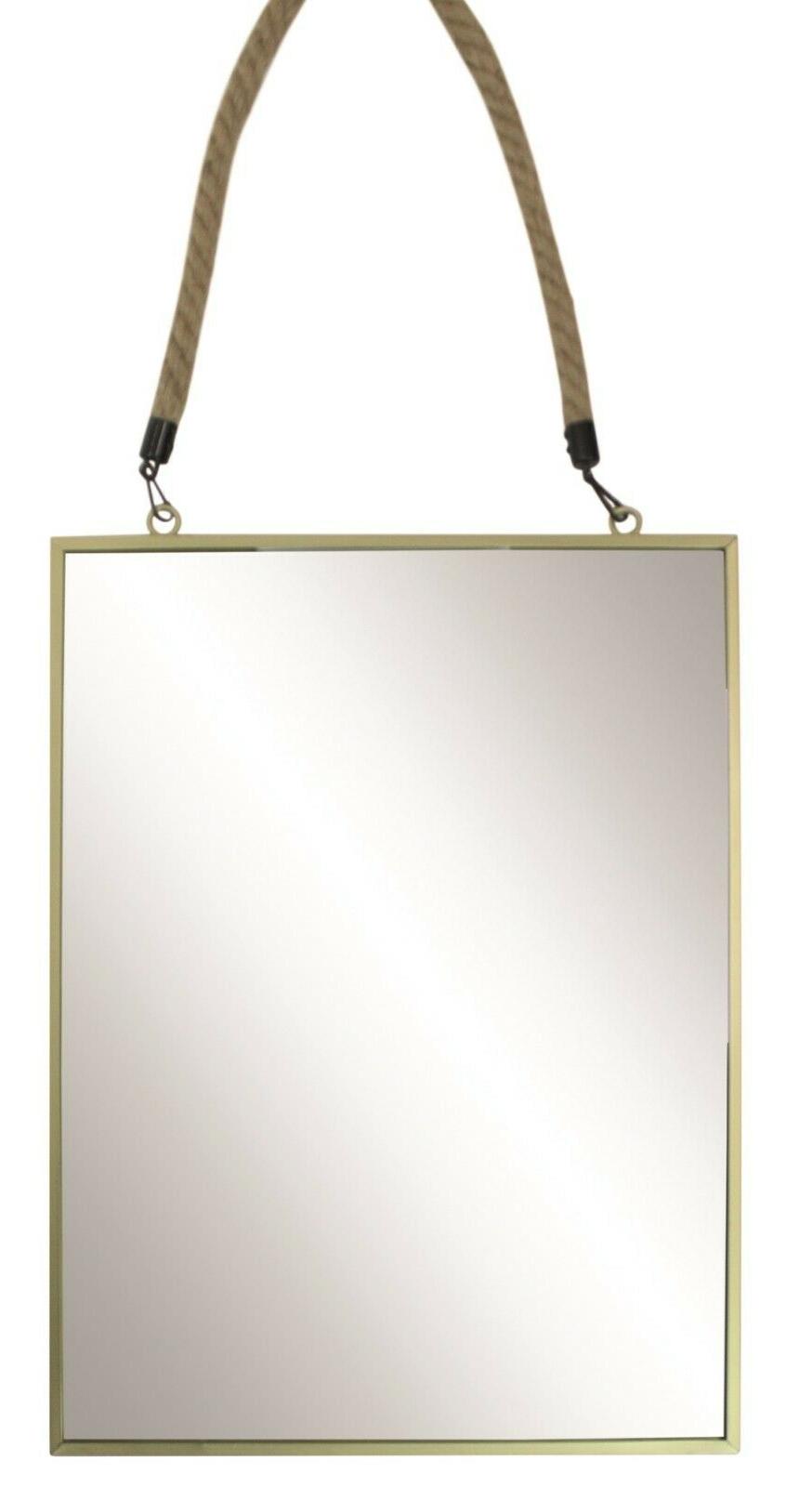 grande oro specchio da parete con rustico