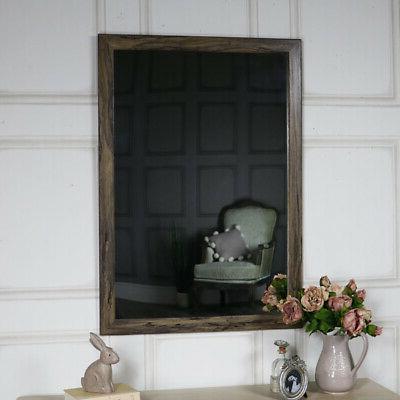 grande rustico lavato effetto da parete specchio