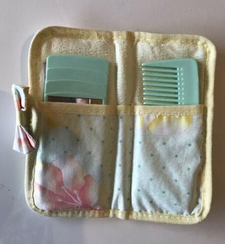 hibisque vintage anni 80 set pettine e