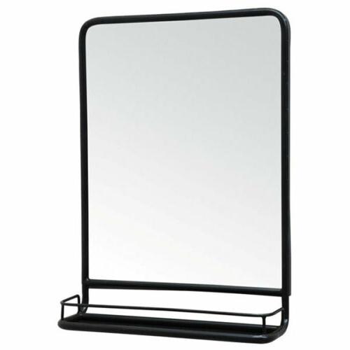 industriale nero da parete specchio con mini