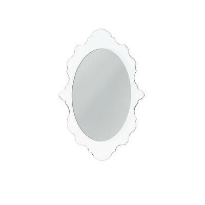 iplex specchio ingresso linea benvenuto plexiglass bianco