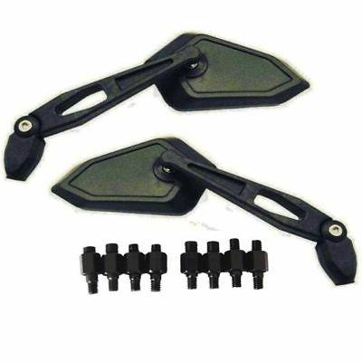 kit coppia specchi moto retrovisori universali neri