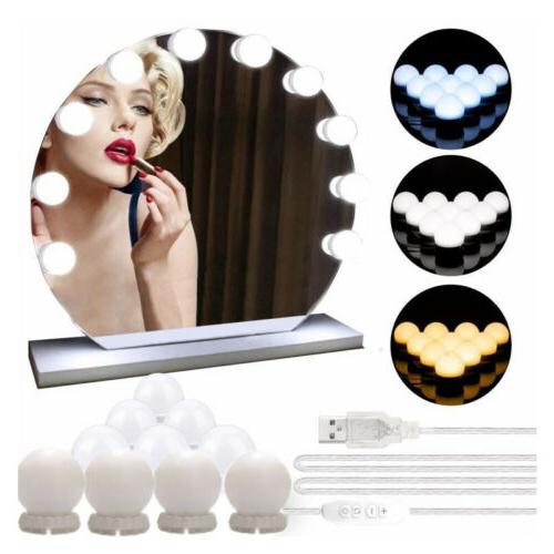 kit luci di specchio per trucco per