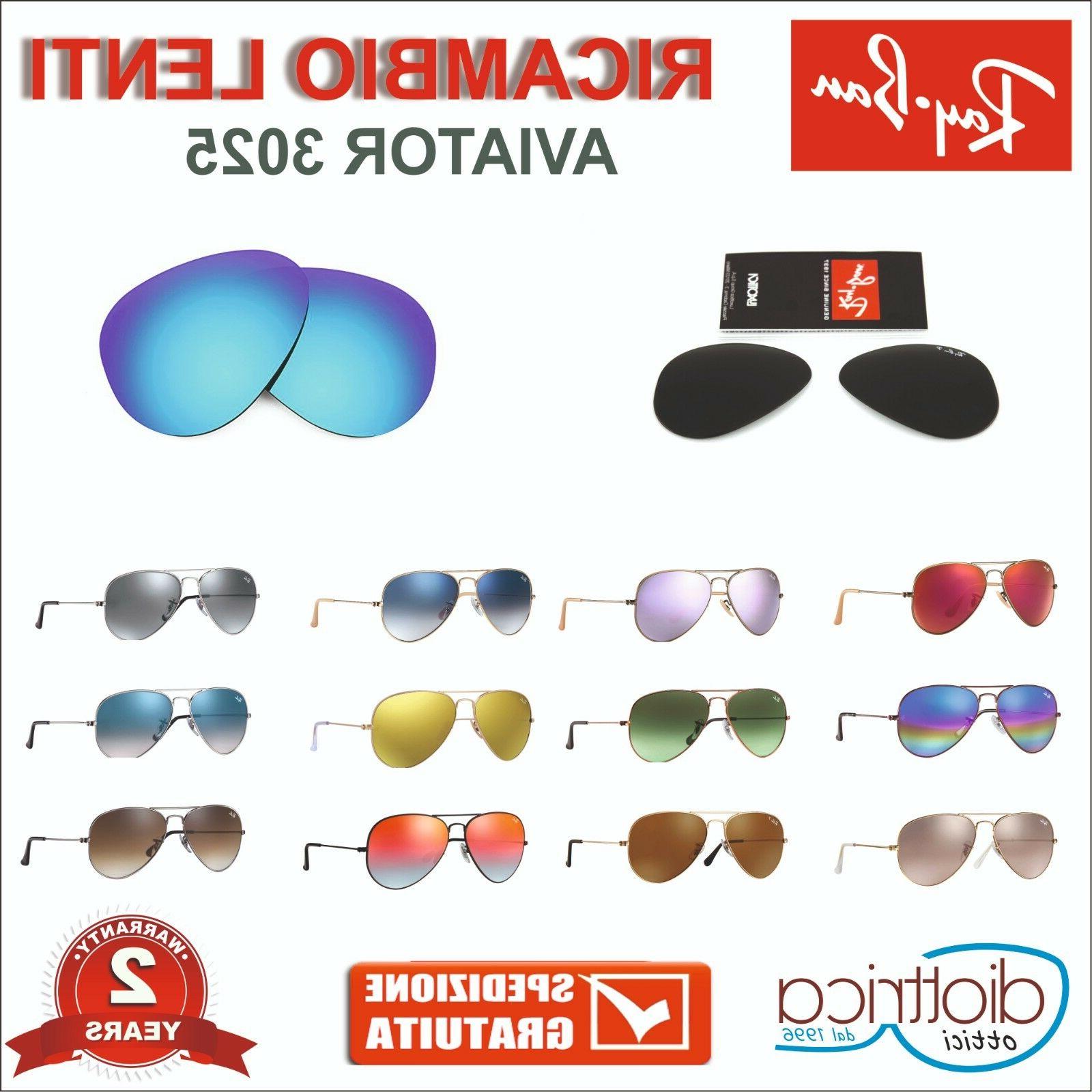 lenti ray ban rayban ricambi aviator 3025