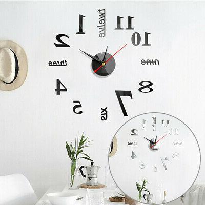 moderno fai da te grande arte orologio