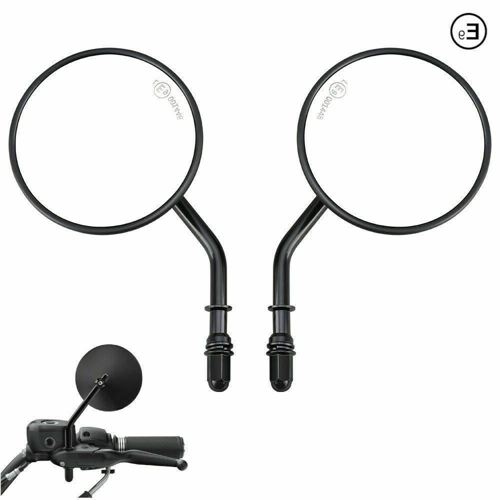 moto specchietto specchio tondo gambo corto per