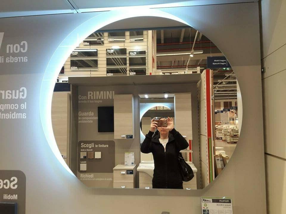 nuovo specchio retroilluminato 108x100cm