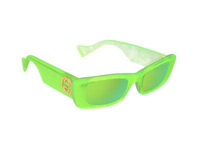 occhiali da sole autentici gg0516s 006 verde