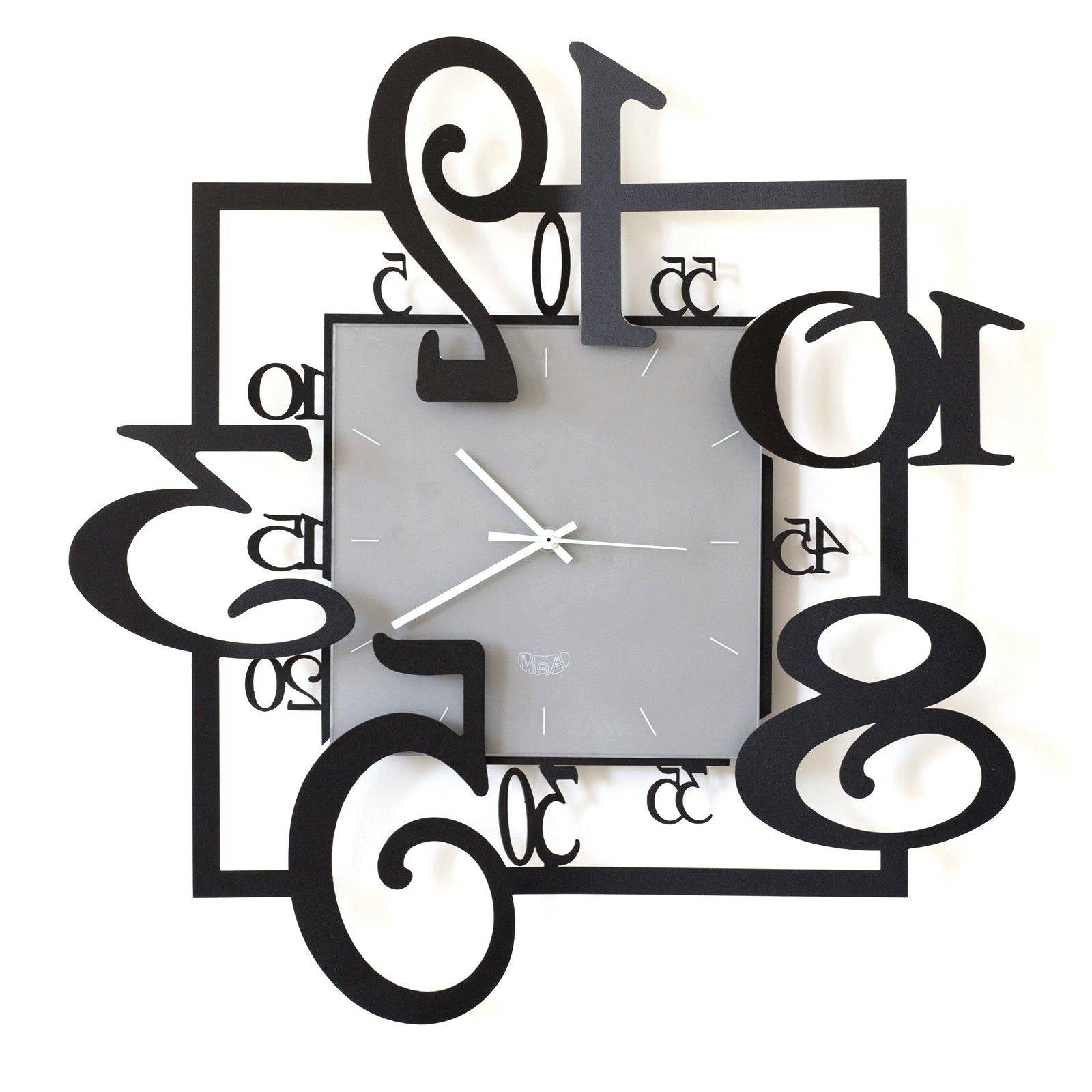 orologio da parete in ferro amos design