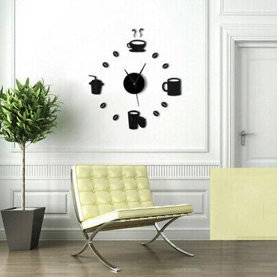 orologio da parete muro moderno 3d effetto