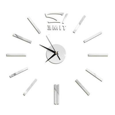 orologio da parete numero 3d adesivo specchio