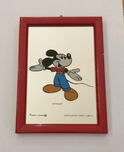 quadro quadretto specchio disney topolino mickey mouse