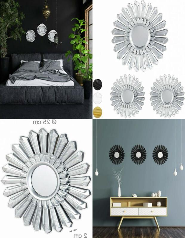 relaxdays specchio decorativo a forma di sole
