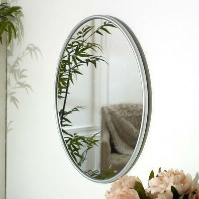 rotondo argento metallizzato da parete specchio vintage