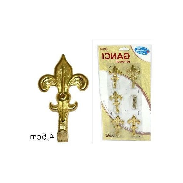 set 5 ganci per quadri specchi piccolo