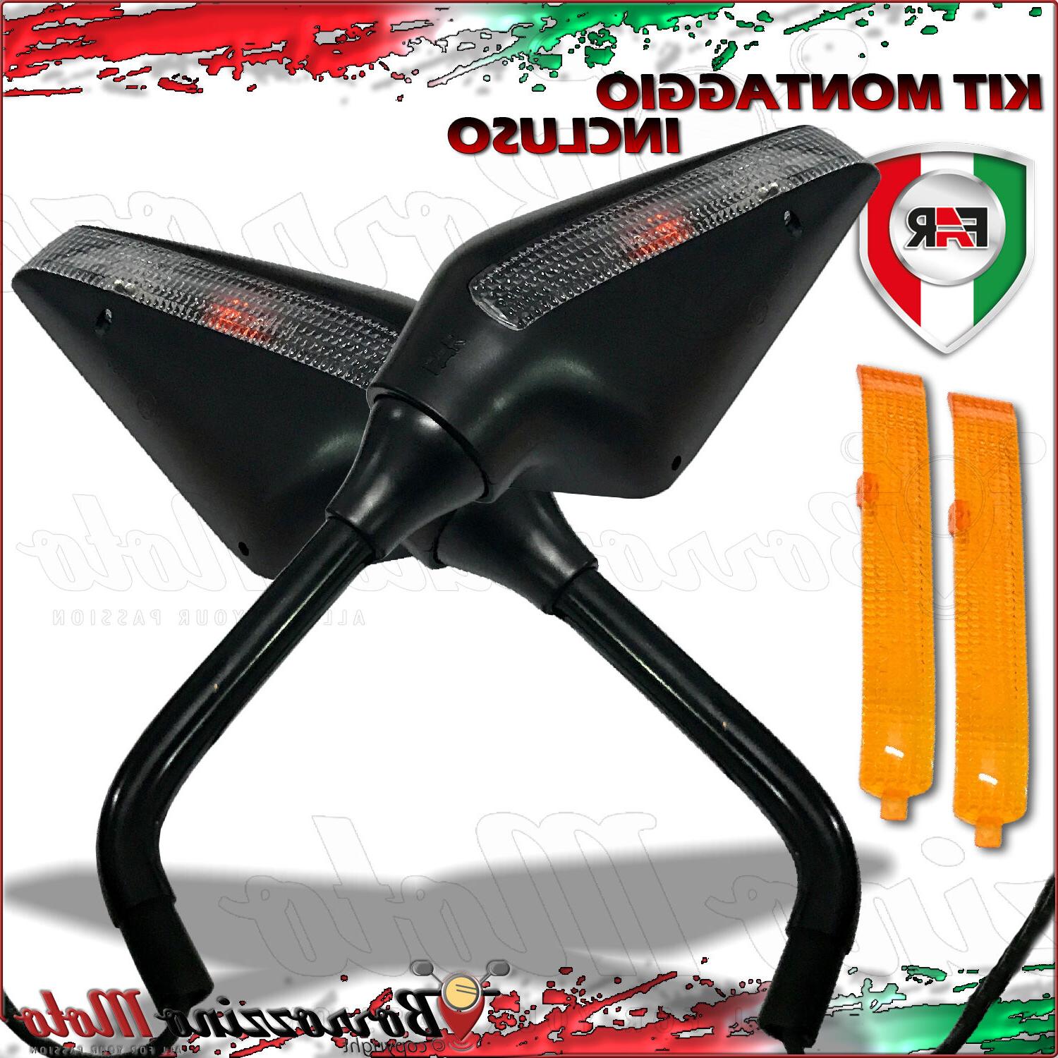 specchi retrovisori lato sinistro destro con frecce