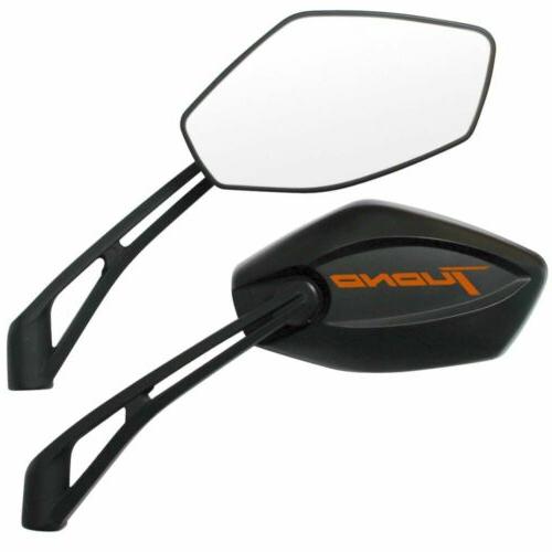 specchi specchietti manubrio infinity logo arancio aprilia