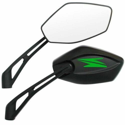 specchi specchietti manubrio infinity logo verde z800