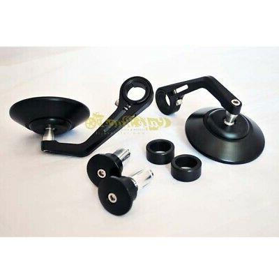 specchi specchietti retrovisori bar end neri per