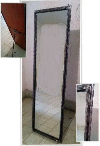 specchiera alta da terra in ferro pieno