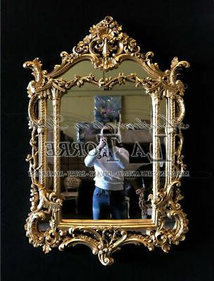 specchiera classica stile antico oro specchio molato