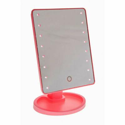 specchiera da tavolo specchio con luci led