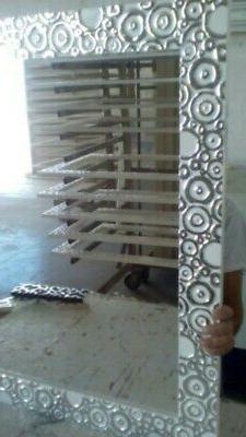 Era Moderna 80 X 180 Legno Massello Bianco Laccato Rilievi A