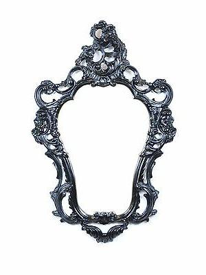 specchiera nera specchio a parete nero stile