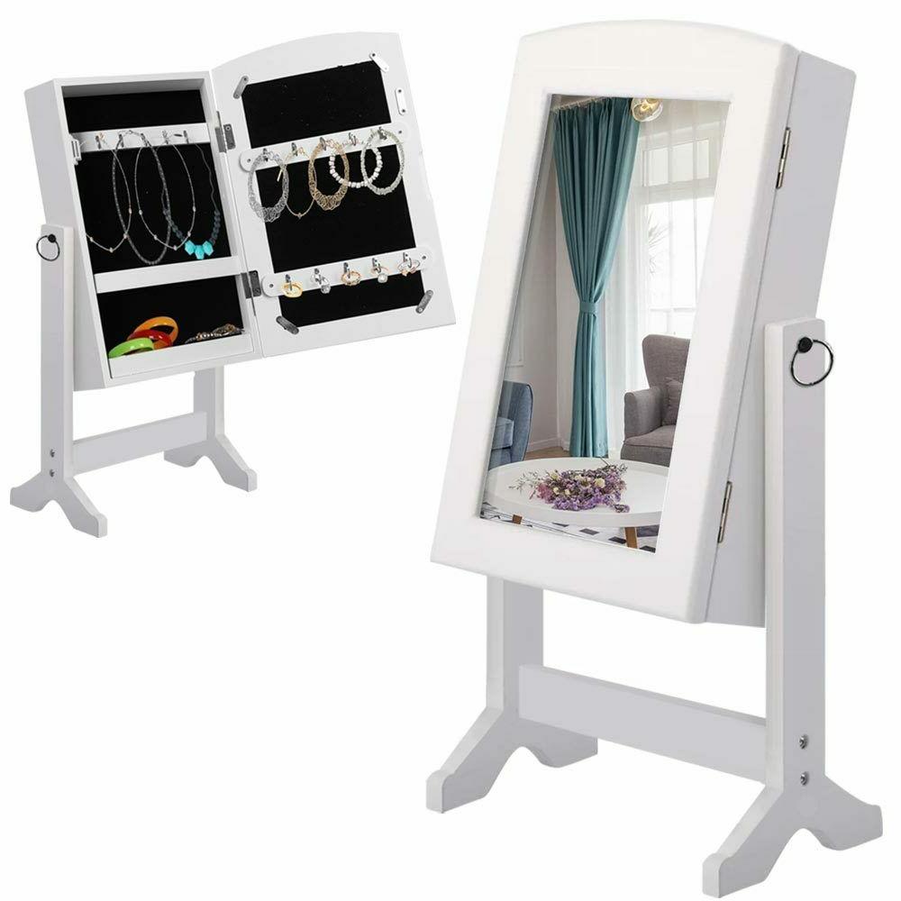 specchiera portagioie da tavolo armadietto portagioielli con