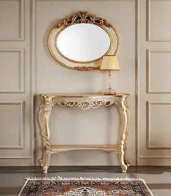 specchiera specchio classico stile avorio e oro
