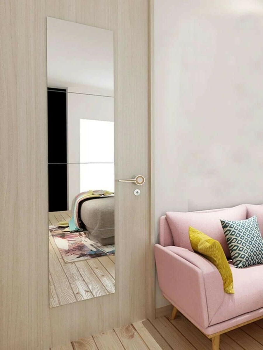 specchio adesivo da parete quadrato