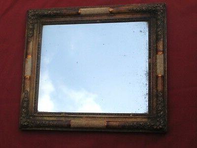 specchio antico mirror con cornice lavorata misura