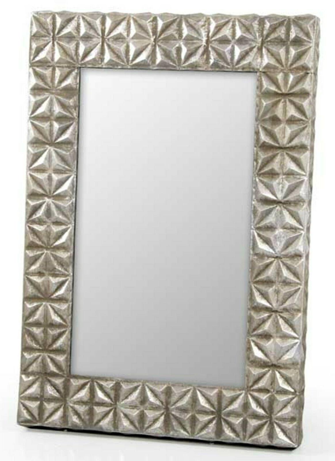 specchio argento h87 60 5cm specchiera struttura