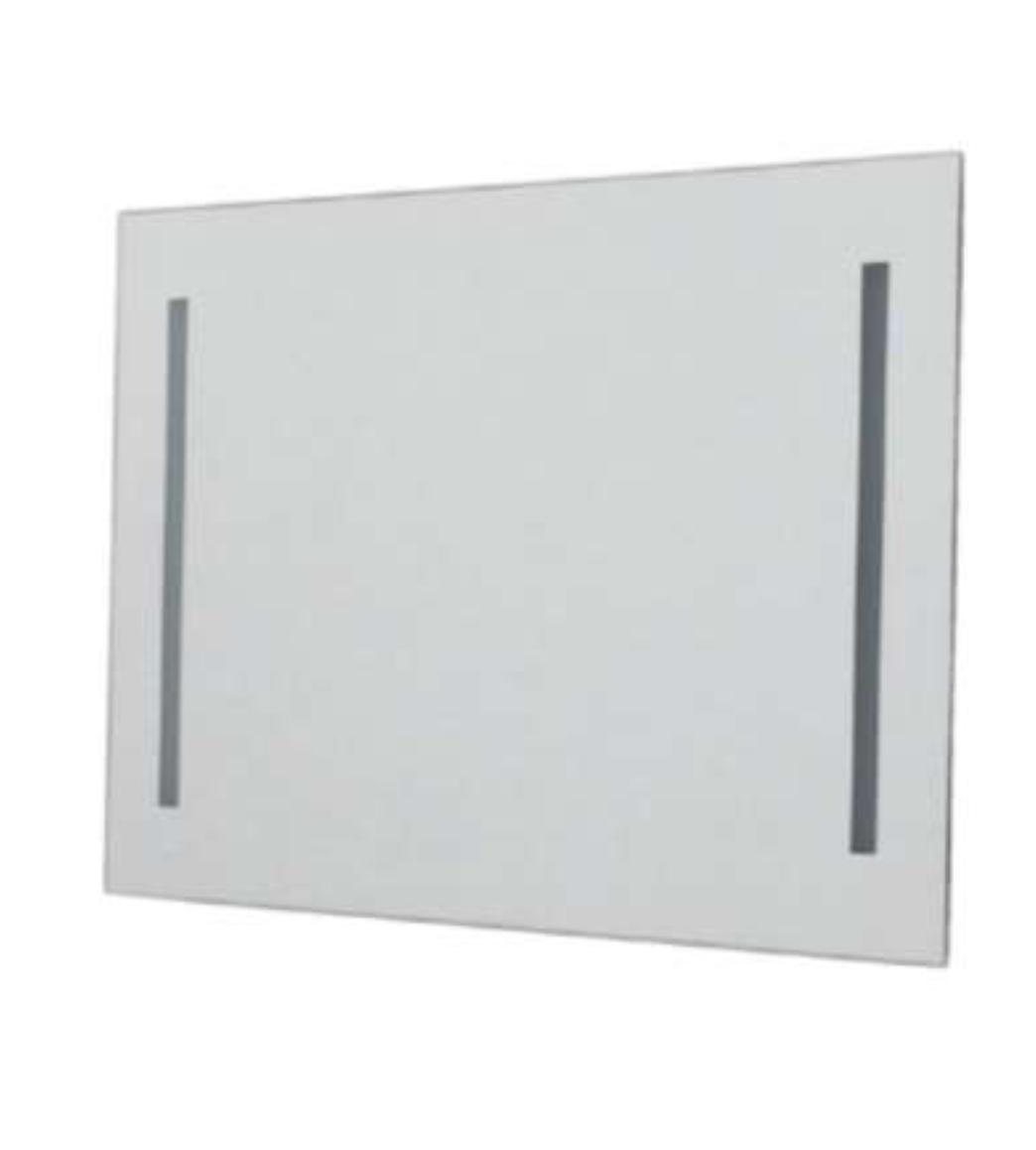 specchio bagno con doppia illuminazione da 60x90