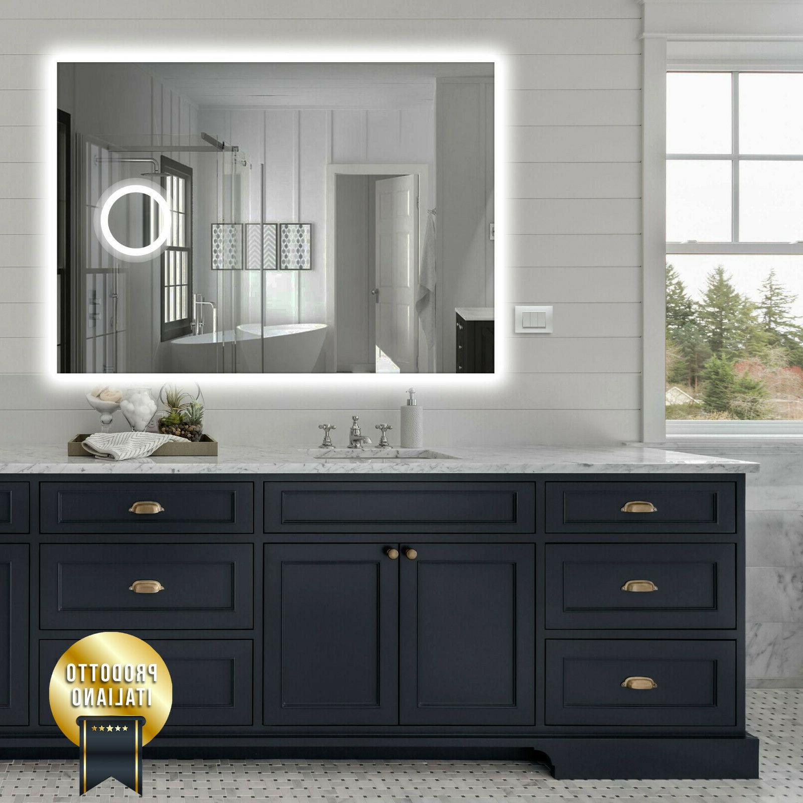 specchio bagno diversi modelli ingranditore illuminato con