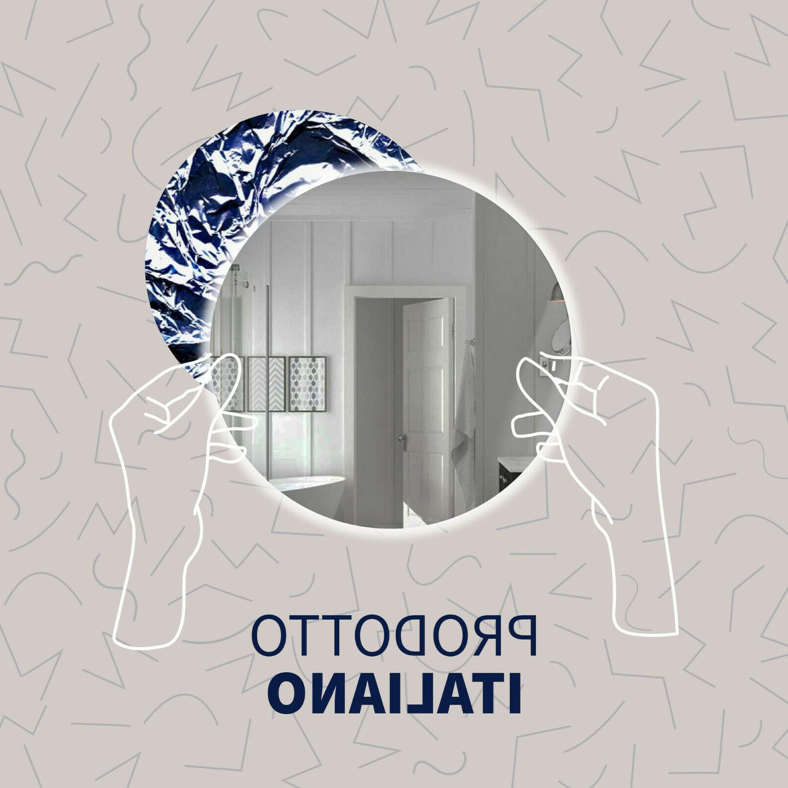specchio bagno diversi modelli rotondo perimetrale con