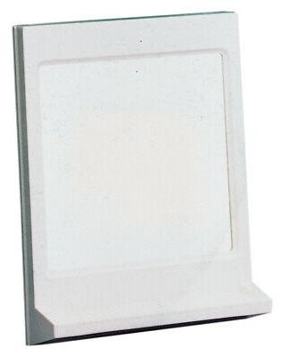 specchio bagno parete con mensola 38x15x50h cm