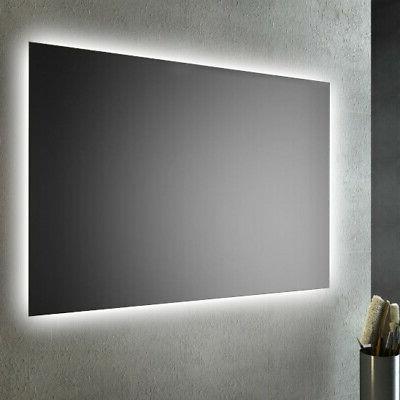 specchio bagno retroilluminato led sul perimetro 100x70