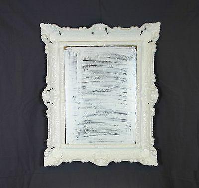 specchio bianco specchiera stile barocco finto vintage