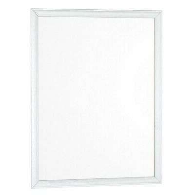 specchio con cornice abs bianca 46x56 cm