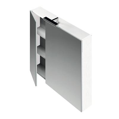 specchio contenitore 2 ante battenti lampada led